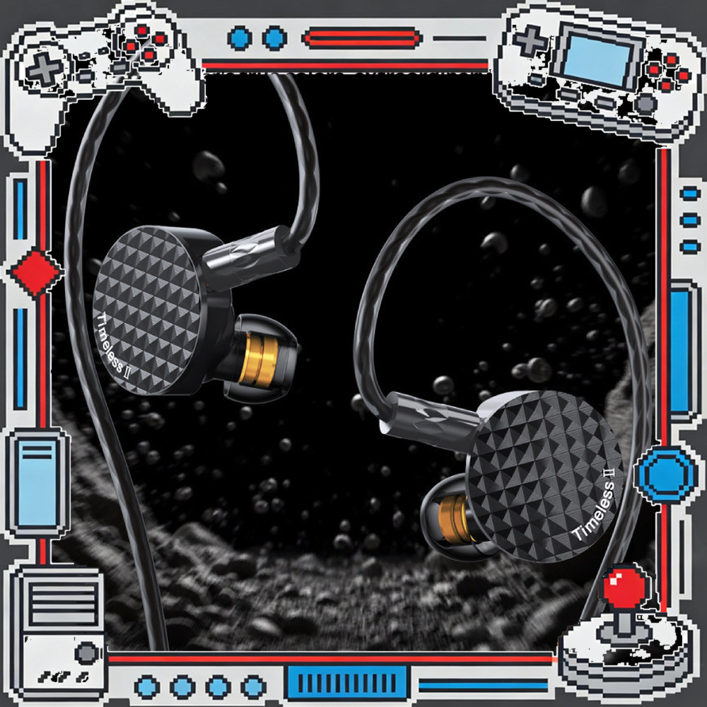 Planar Magnetic Iem Earphones - 7Hz Timeless 2 Planar Magnetic In