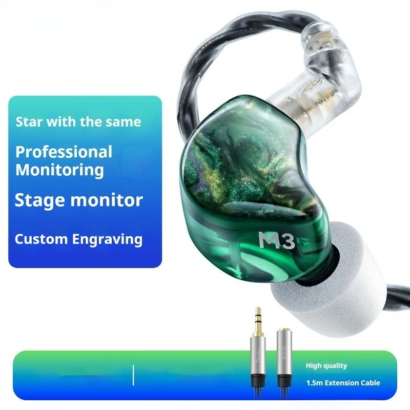 In Ear Monitors For Singers - M3 Monitoring Earphones In Ear Wired