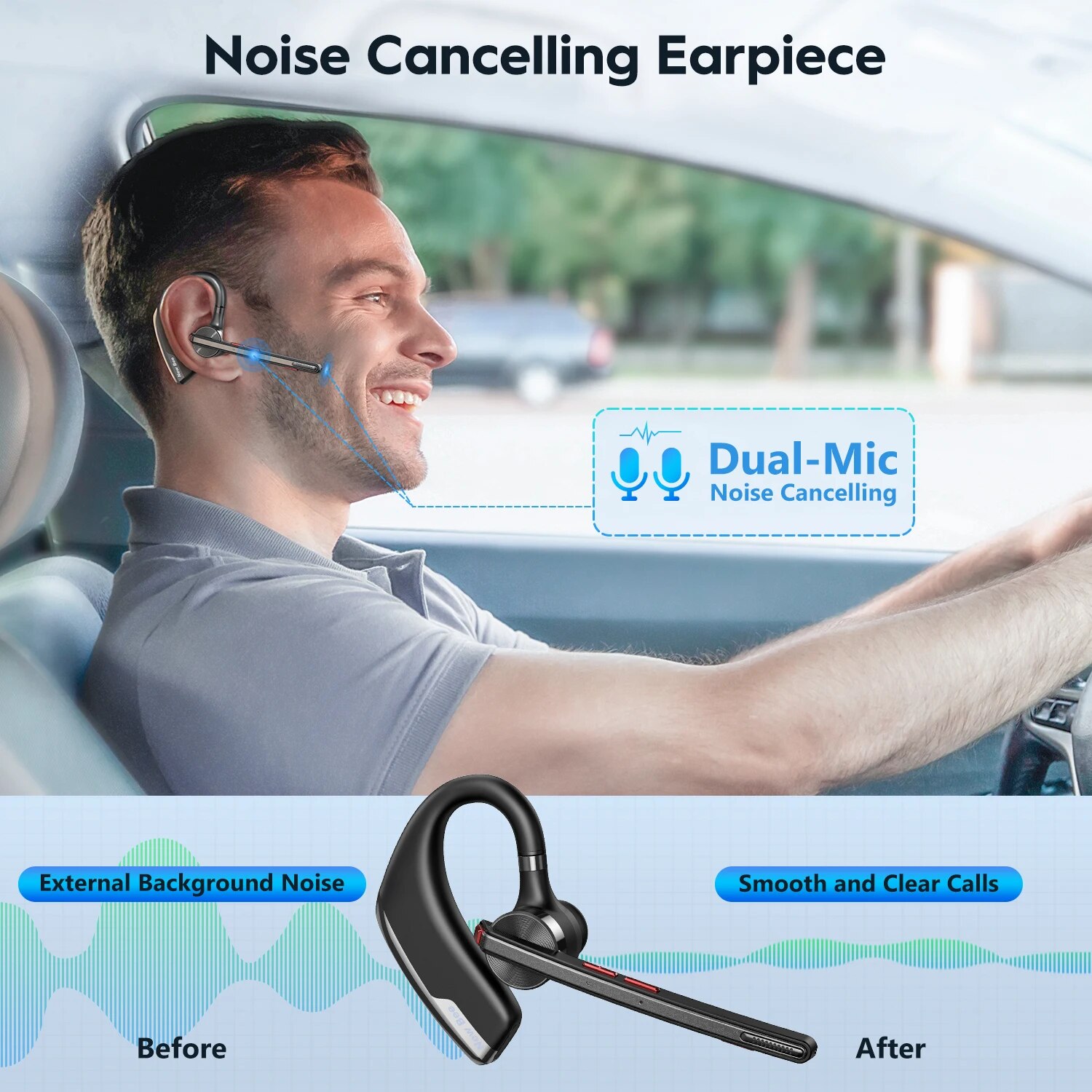 New Bee M51 Bluetooth 5.2 Wire - огляд і ціна Open Ear Air Conduction Headphones