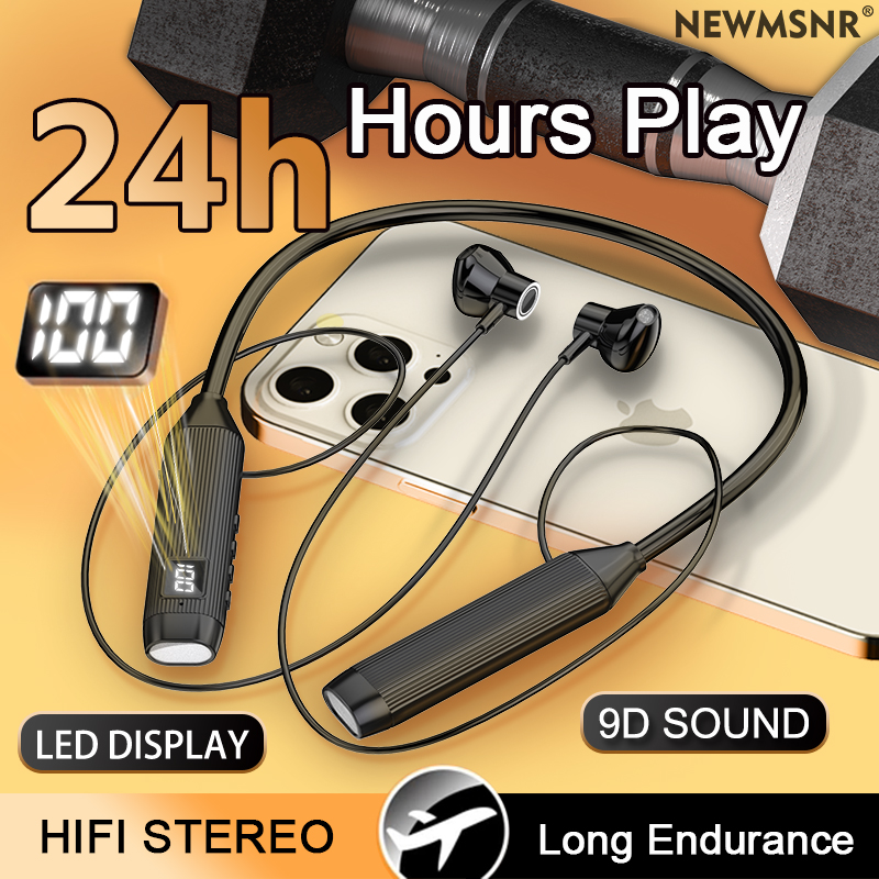 TWS LED Display Super Power Wi - огляд і ціна Magnetic Neckband Sports Earphones
