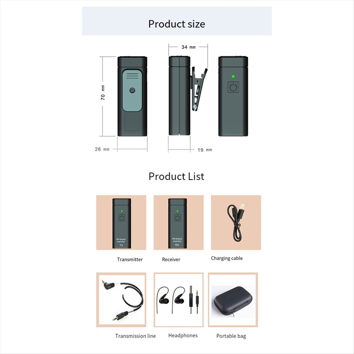 ONGE Wireless Earphone Monitor - огляд і ціна In Ear Monitors For Singers