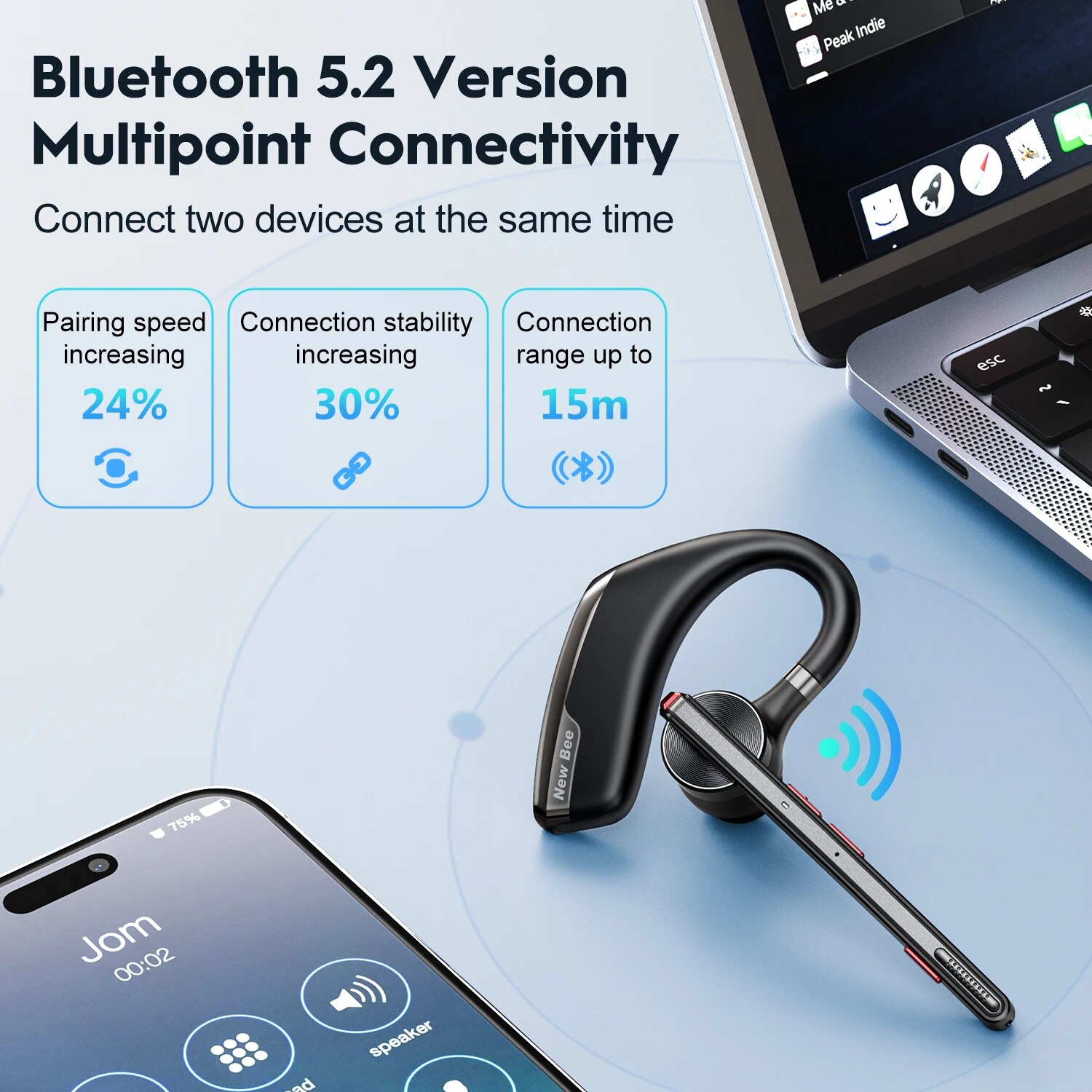 New Bee M51 Bluetooth 5.2 Wire - огляд і ціна Type C Wired Earphones With Mic