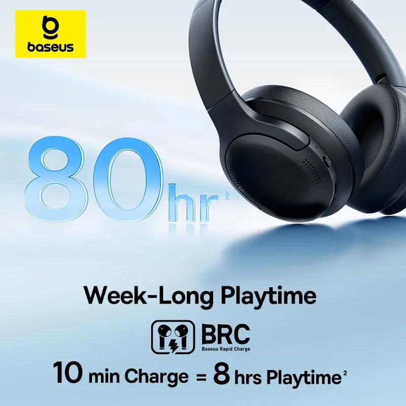Baseus BH1 Lite Wireless Headp - огляд і ціна Anc Wireless Over Ear Headphones