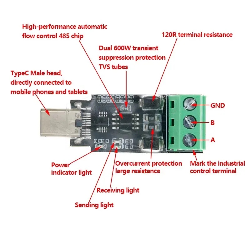 Android Type-C to 485 Module P - огляд і ціна Tablets