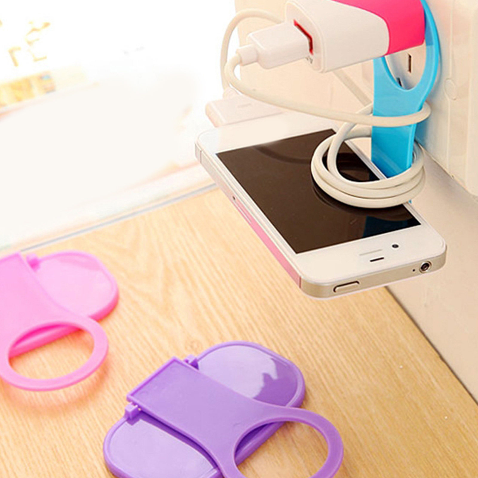 8Pcs Folding Wall Phone Hook L - огляд і ціна Tablets