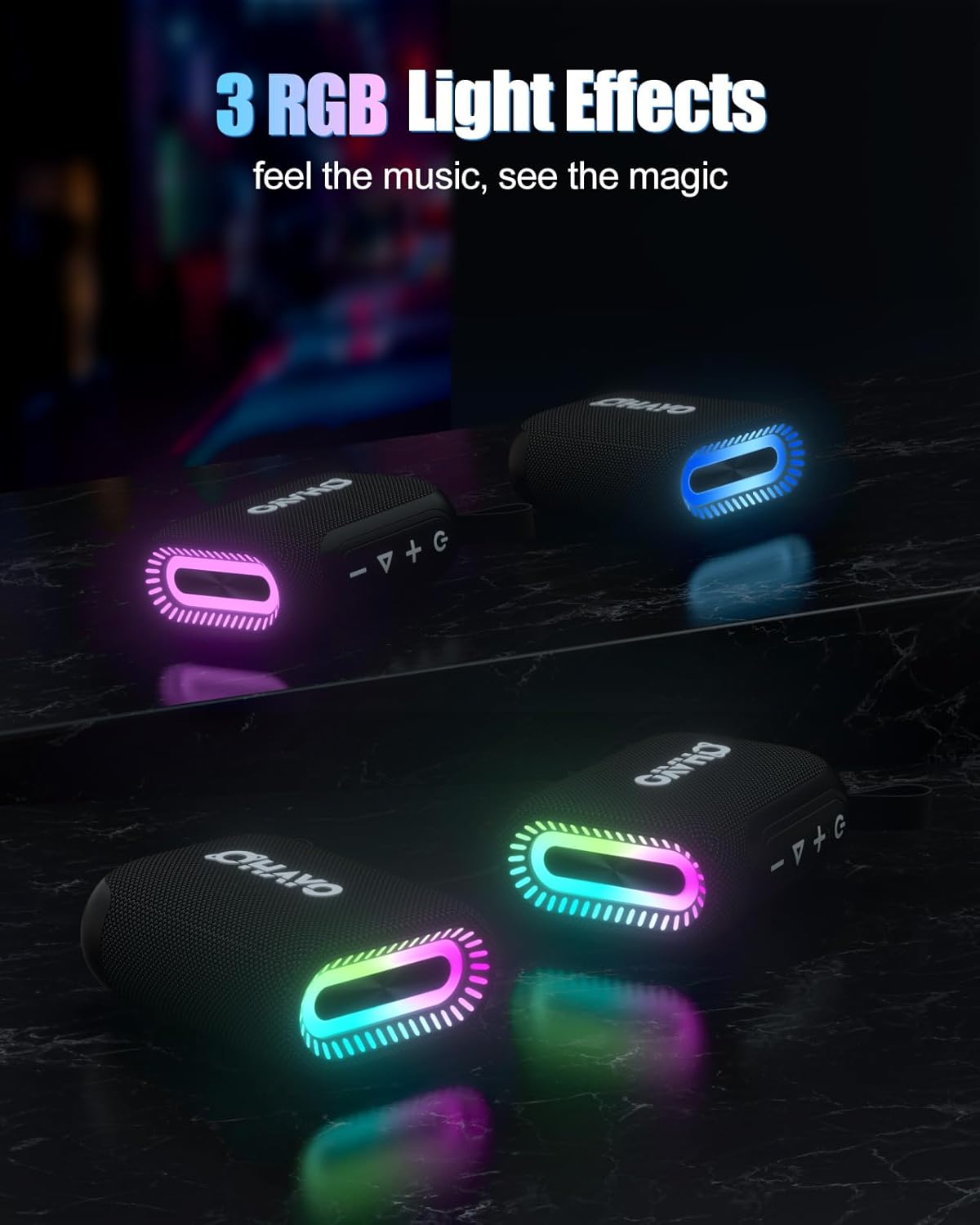 OHAYO Bluetooth Shower Speaker - огляд і ціна Portable Bluetooth Speaker Waterproof Ipx7