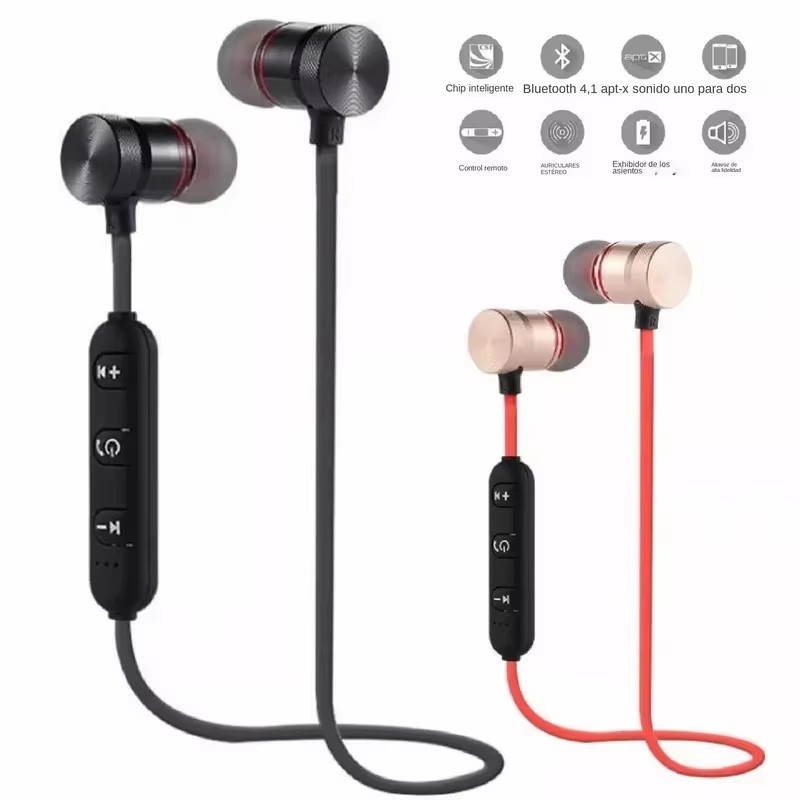1/2/3/4pcs Neckband Bluetooth  - огляд і ціна Magnetic Neckband Sports Earphones