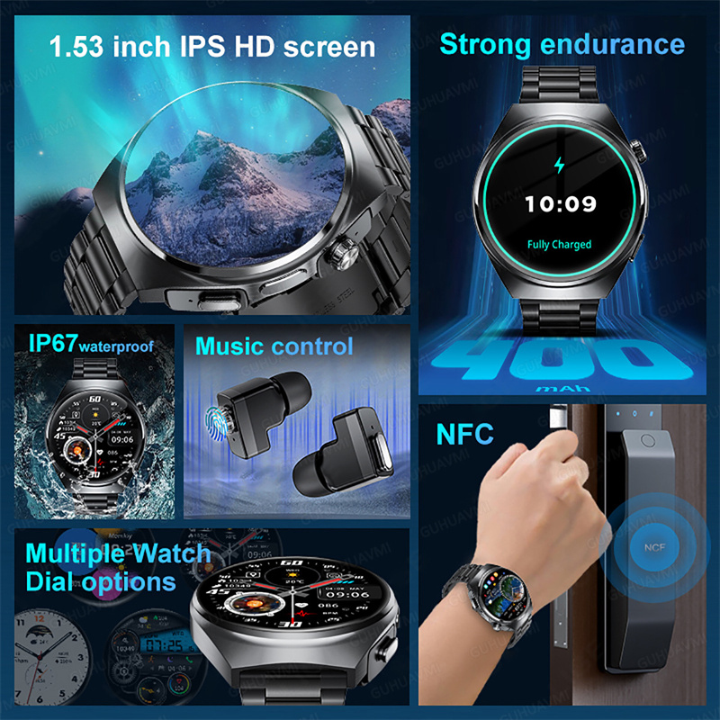 For Man Women New 2 in 1 Smart - огляд і ціна Tws Earbuds Bluetooth 5.3