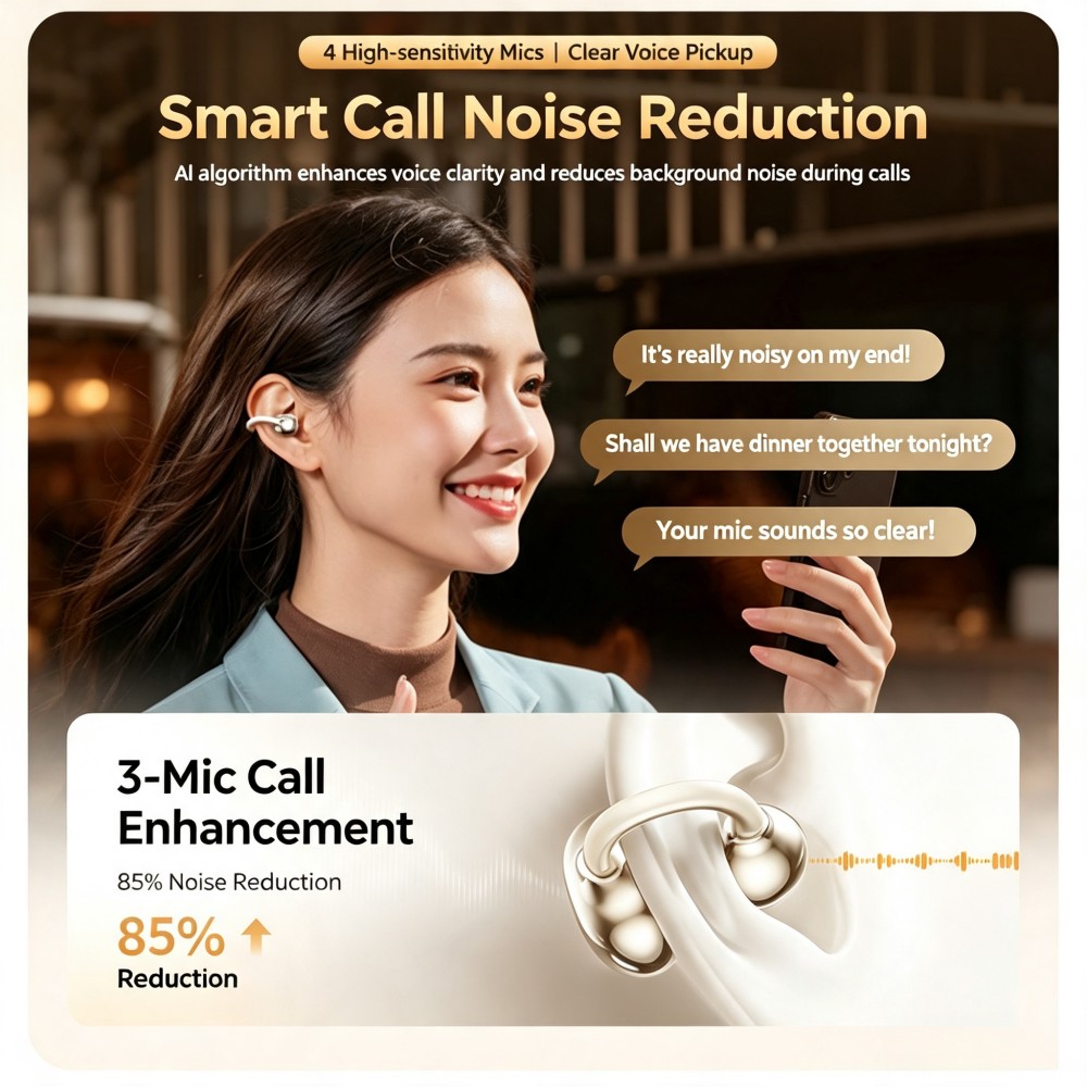 KEBIDUMEI Bluetooth 6.0 Earpho - огляд і ціна Open Ear Air Conduction Headphones