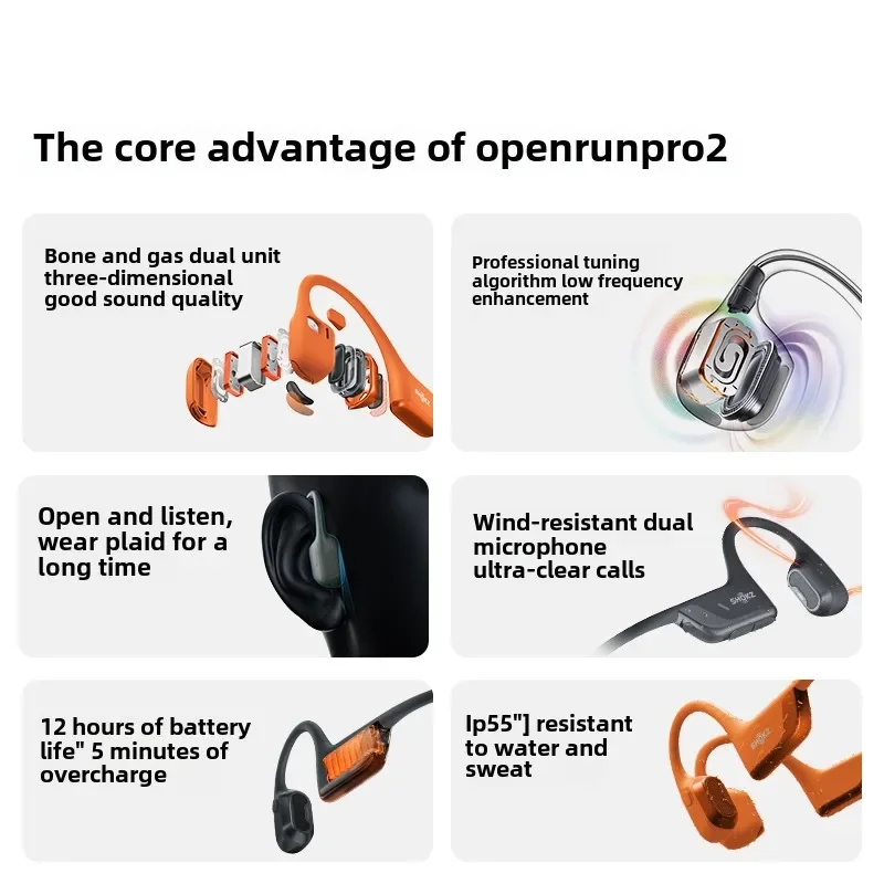 SHOKZ Earphones OpenRun Pro 2  - огляд і ціна Bone Conduction Running Headphones