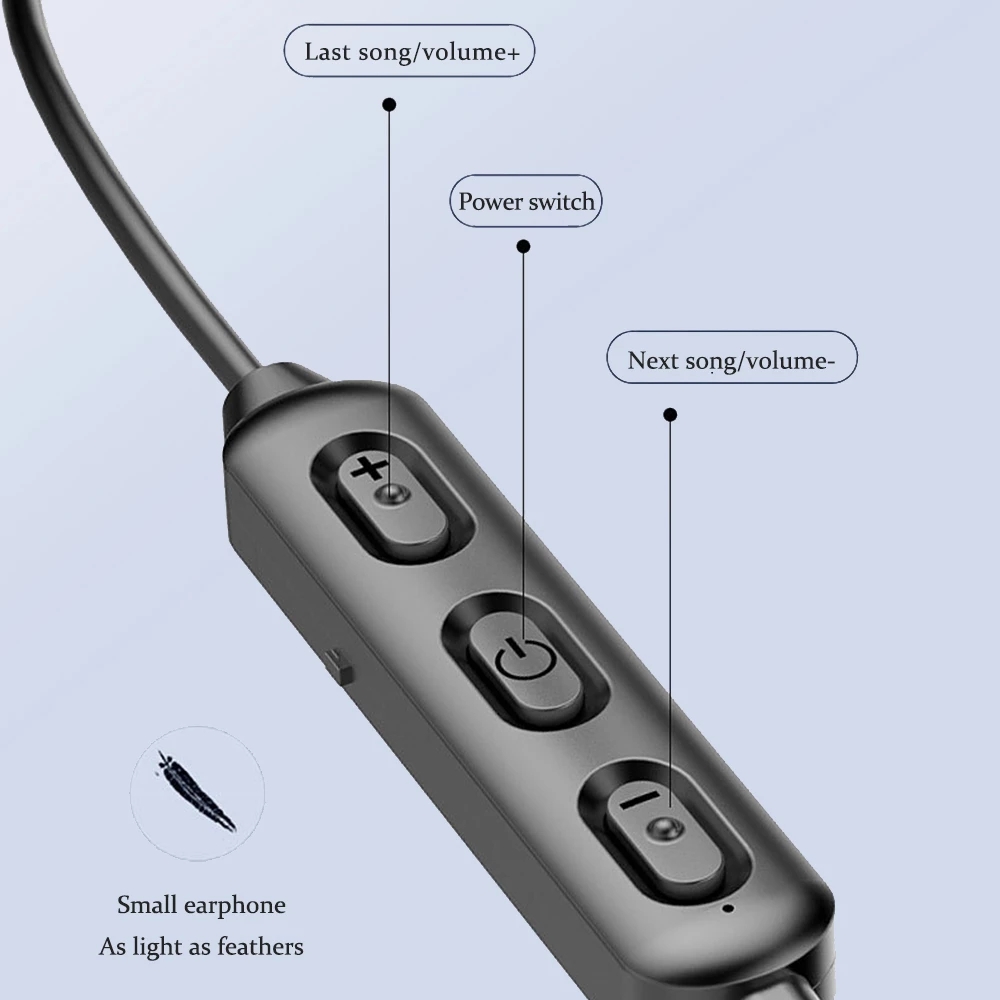 Wireless Bluetooth 5.0 Earphon - огляд і ціна Magnetic Neckband Sports Earphones