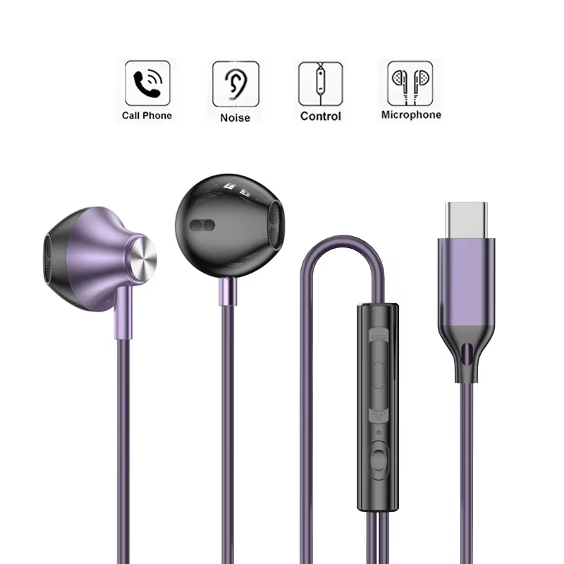 In-Ear Wired Headphone HiFi Mu - огляд і ціна Type C Wired Earphones With Mic