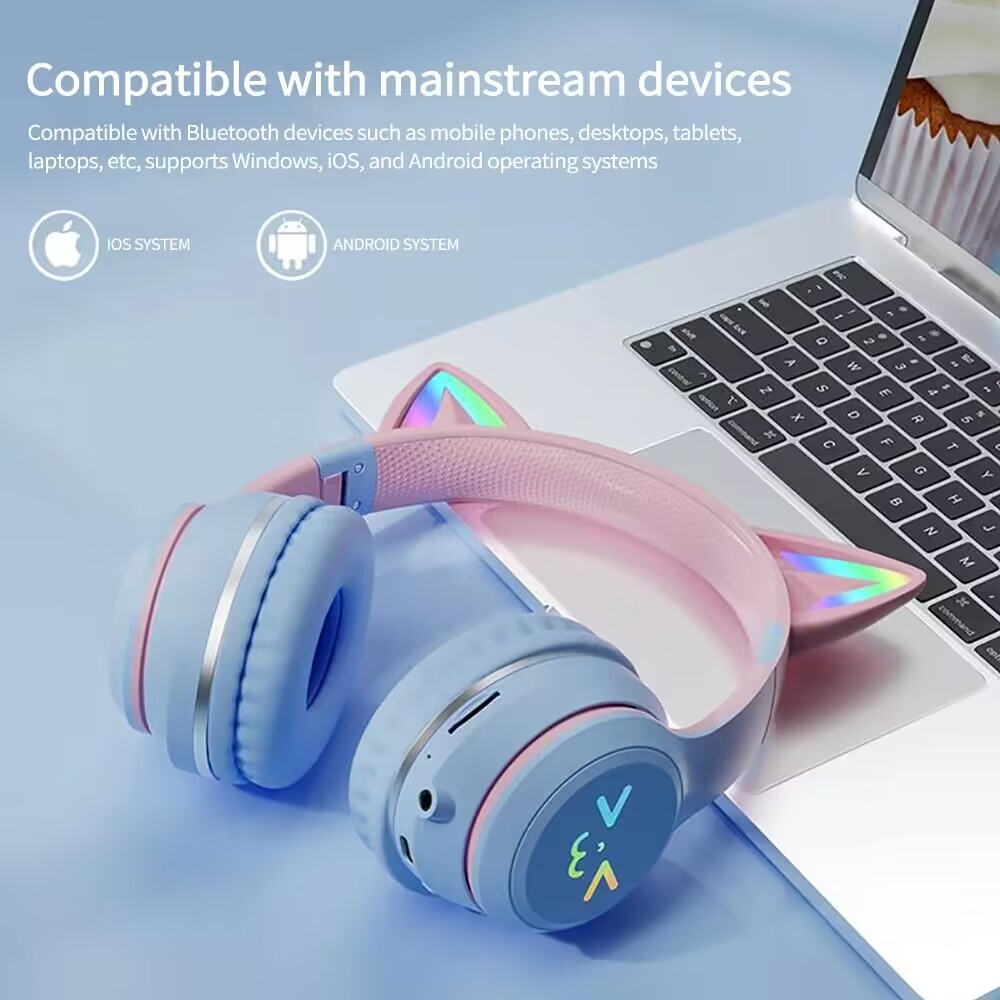 RGB Glow Earphones Wireless Ea - огляд і ціна Gaming Headset With Mic Rgb
