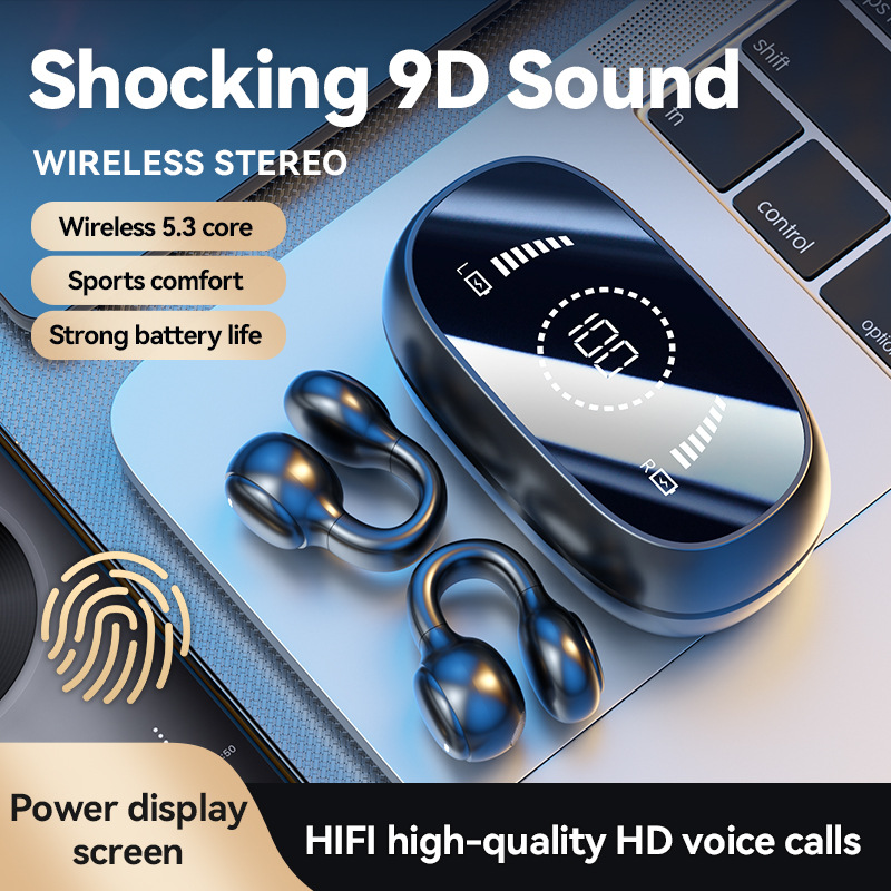 Bone Conduction Earphones Blue - огляд і ціна Bone Conduction Running Headphones