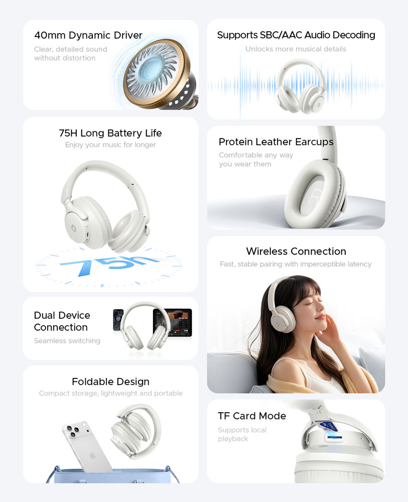 ORICO Wireless Over-Ear Blueto - огляд і ціна Anc Wireless Over Ear Headphones