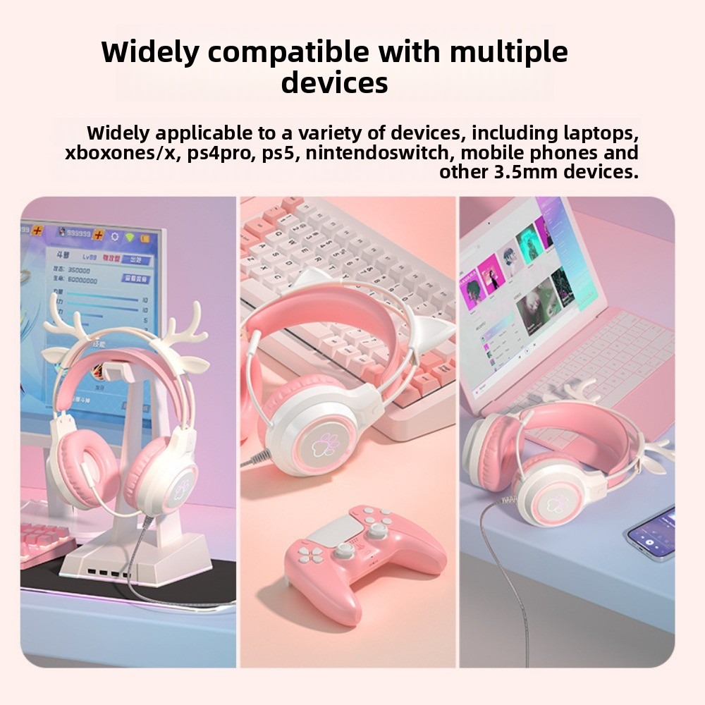 RGB Gaming Earphones with High - огляд і ціна Gaming Headset With Mic Rgb