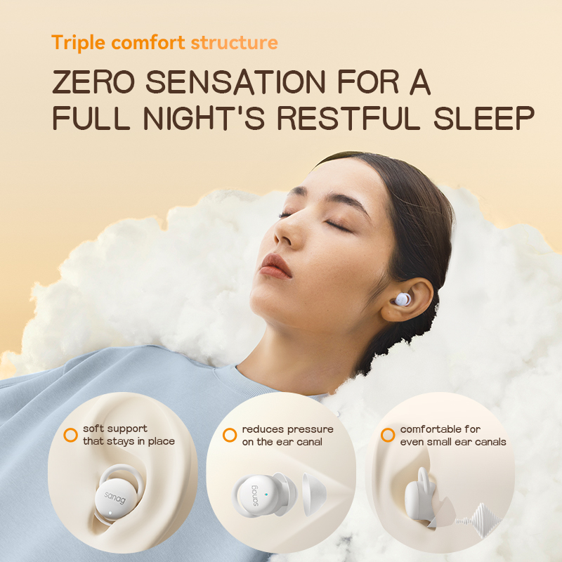 Sanag J20 Wireless Earphones S - огляд і ціна Sleep Mask Headphones Bluetooth