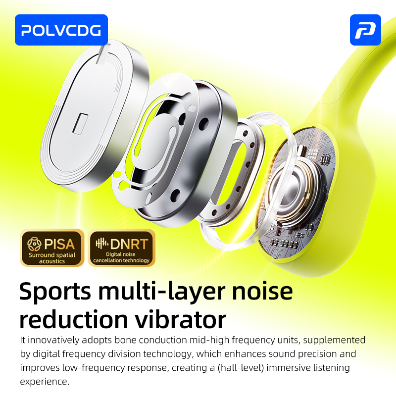 POLVCDG 8G Memory Bone-Conduct - огляд і ціна Bone Conduction Running Headphones