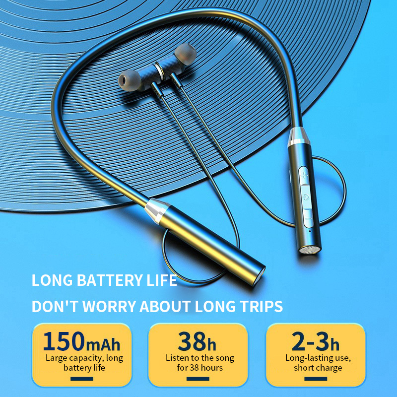 Bluetooth 5.0 Neckband Earphon - огляд і ціна Magnetic Neckband Sports Earphones