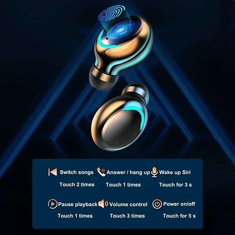 New F9 Bluetooth Headphones 9D - огляд і ціна Tws Earbuds Bluetooth 5.3