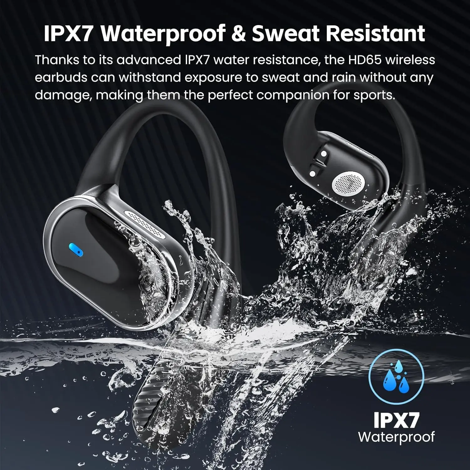 Bluetooth Earphones Wireless H - огляд і ціна Open Ear Air Conduction Headphones